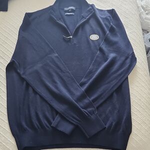 Fairway & Greene Dark Blue Zip-Up Sweater